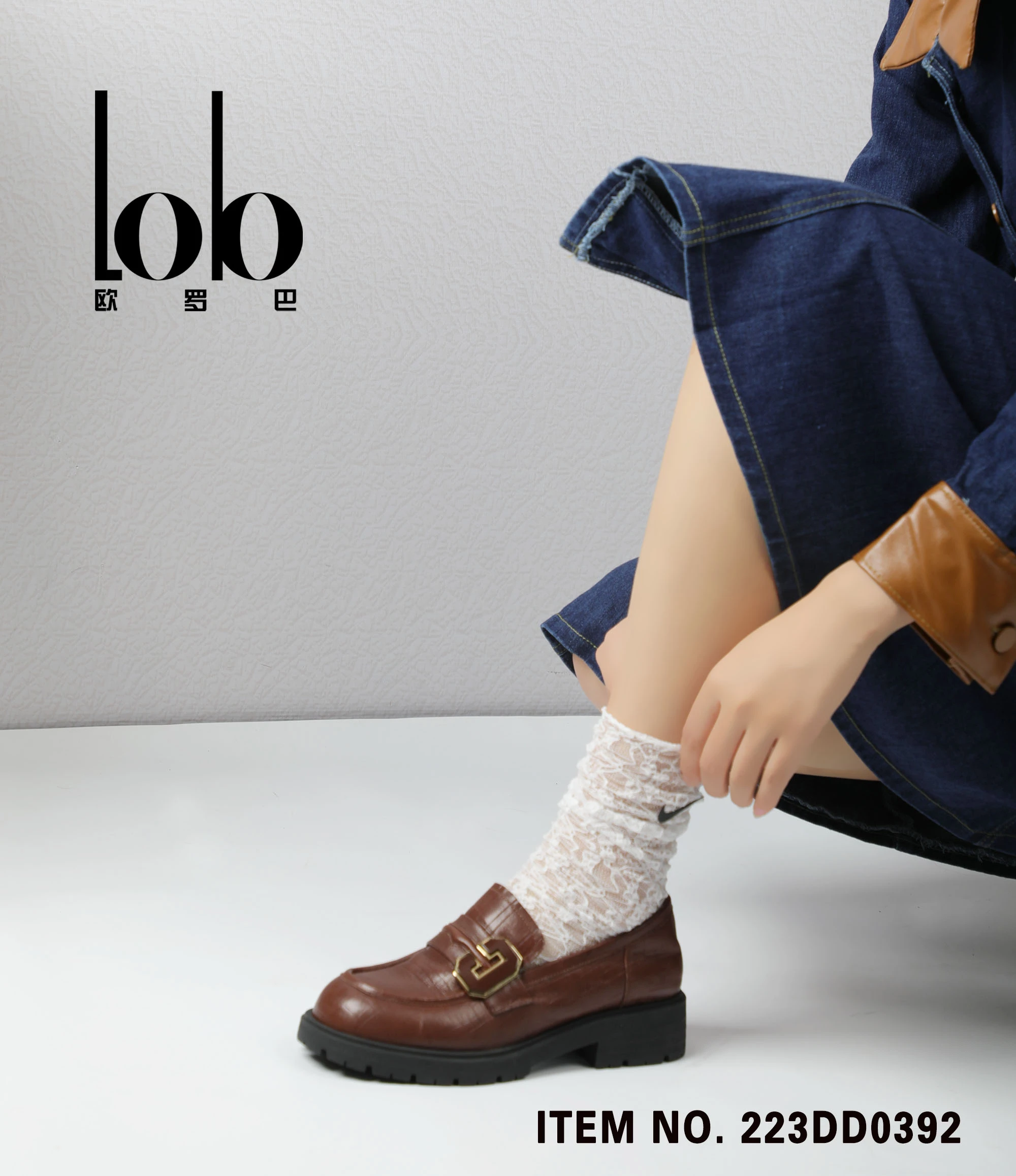 Women’s Retro Leather Shoes for Spring Single Temperament Soft Soles Slip-On …