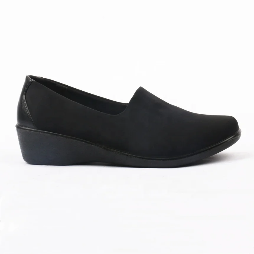 Ladies Comfortable Women Shoes Casual Flat Elastic Stretch Injection